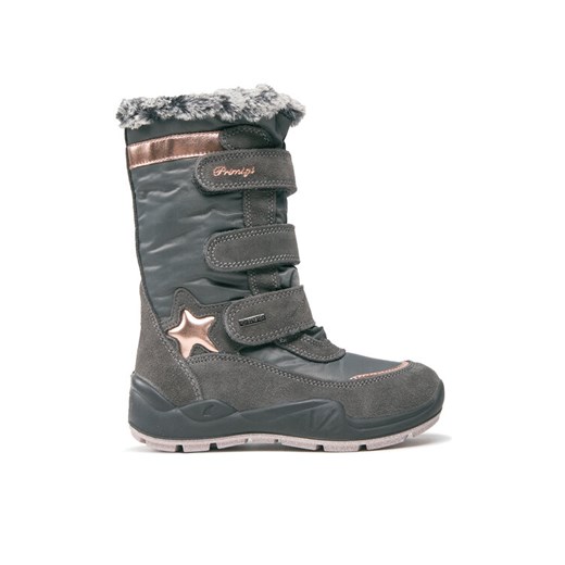 Kozaki Primigi GORE-TEX 4883055 S Szary ze sklepu eobuwie.pl w kategorii Buty zimowe dziecięce - zdjęcie 184775091