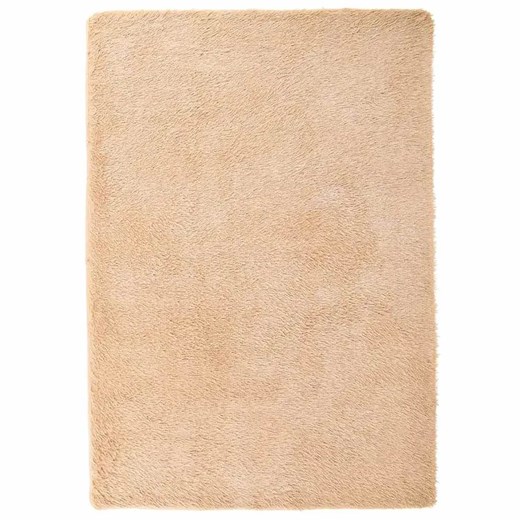 Beżowy nowoczesny dywan pluszowy 120x170 D7-P31 ze sklepu Edinos.pl w kategorii Dywany - zdjęcie 184775854