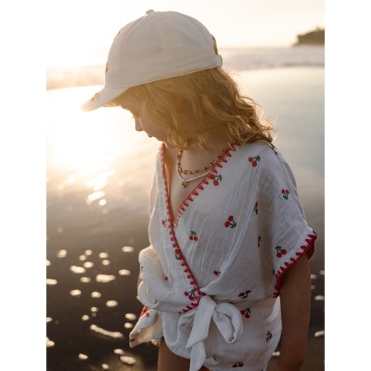 Reserved - Wzorzyste kimono na plażę - złamana biel Reserved ONE SIZE Reserved promocja