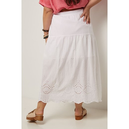 Curvy Lady Spódnica w kolorze białym Curvy Lady 48/50 promocja Limango Polska