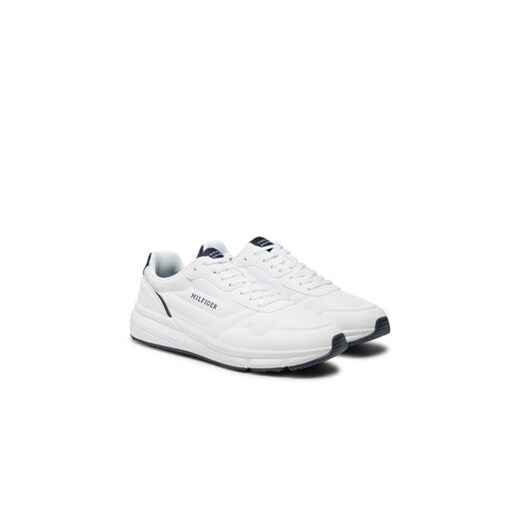 Sneakersy Tommy Hilfiger Faston Mix Ess FM0FM05141 Biały Tommy Hilfiger 43 eobuwie.pl