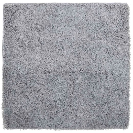 Szary dywan z długim włosiem 200x200 T3-C55 ze sklepu Edinos.pl w kategorii Dywany - zdjęcie 184776600
