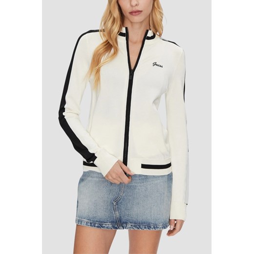 GUESS Beżowa bluza damska rozpinana Full, Rozmiar XS ze sklepu outfit.pl w kategorii Bluzy damskie - zdjęcie 184777200