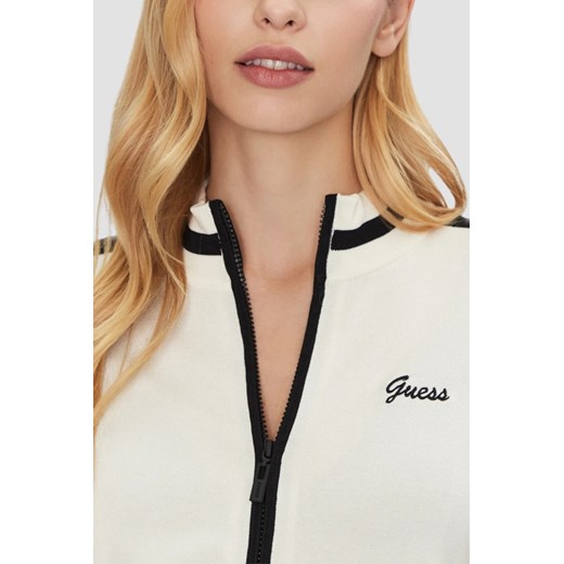 GUESS Beżowa bluza damska rozpinana Full, Rozmiar XS Guess  outfit.pl