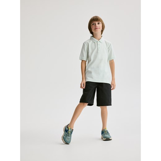 Reserved - T-shirt polo - jasnoniebieski Reserved 116 (5-6 lat) Reserved