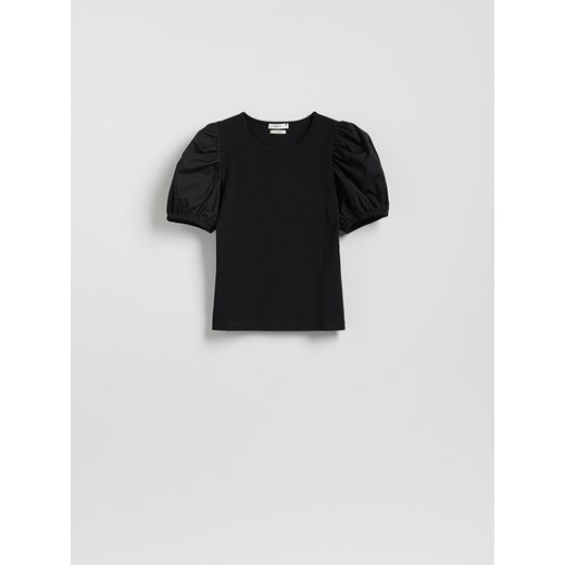 Reserved - Bluzka z modalem - czarny Reserved L Reserved