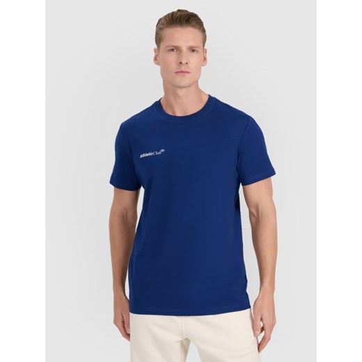 Męski t-shirt z nadrukiem 4F 4FRSS25TTSHM2853 - granatowy ze sklepu Sportstylestory.com w kategorii T-shirty męskie - zdjęcie 184780022