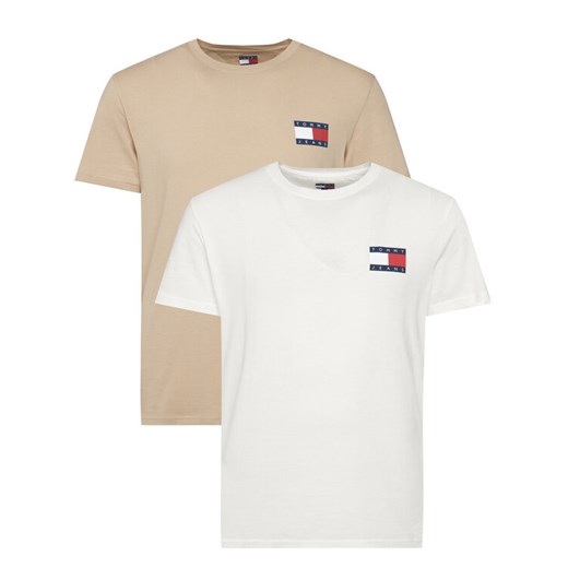 Tommy Jeans Komplet 2 t-shirtów Ess Flag DM0DM22143 Kolorowy Slim Fit ze sklepu MODIVO w kategorii T-shirty męskie - zdjęcie 184780873