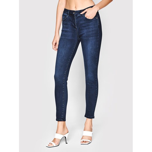 Patrizia Pepe Jeansy CP0509/D1HIB-C920 Granatowy Slim Fit ze sklepu MODIVO w kategorii Jeansy damskie - zdjęcie 184780890