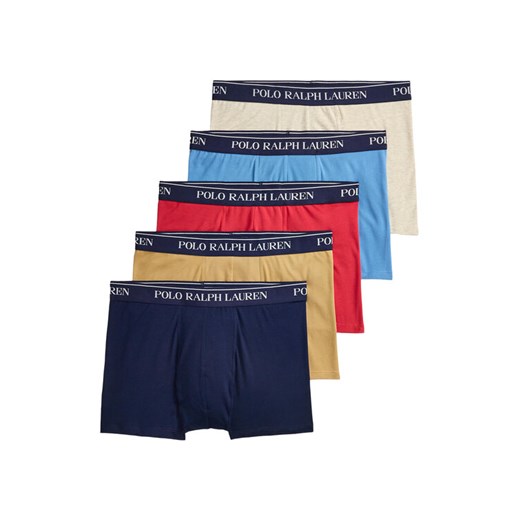Polo Ralph Lauren Komplet 5 par bokserek 714864292019 Kolorowy ze sklepu MODIVO w kategorii Majtki męskie - zdjęcie 184780891