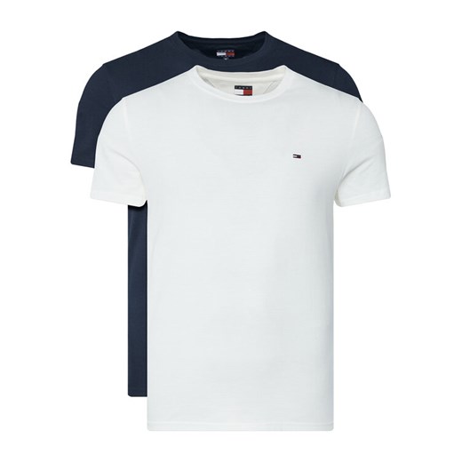 Tommy Jeans Komplet 2 t-shirtów DM0DM20687 Kolorowy Slim Fit ze sklepu MODIVO w kategorii T-shirty męskie - zdjęcie 184780900