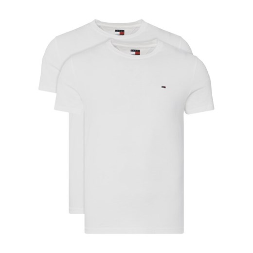 Tommy Jeans Komplet 2 t-shirtów DM0DM20687 Écru Slim Fit ze sklepu MODIVO w kategorii T-shirty męskie - zdjęcie 184780901