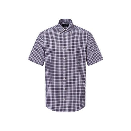 Andrew James Męska koszula casual Mężczyźni Regular Fit Bawełna brudny róż w kratkę ze sklepu vangraaf w kategorii Koszule męskie - zdjęcie 184781623