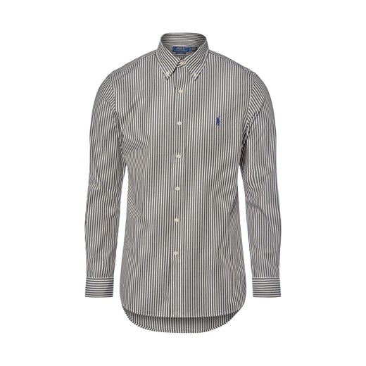 Polo Ralph Lauren Koszula męska Mężczyźni Regular Fit Bawełna oliwkowy w paski ze sklepu vangraaf w kategorii Koszule męskie - zdjęcie 184781640