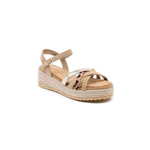 Foreverfolie Sandały w kolorze khaki ze sklepu Limango Polska w kategorii Espadryle damskie - zdjęcie 184784523