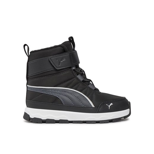 Śniegowce Puma Evolve Boot AC+ PS 392645 01 Czarny ze sklepu eobuwie.pl w kategorii Buty zimowe dziecięce - zdjęcie 184785294