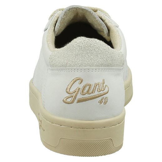GANT Footwear Skórzane sneakersy &quot;Prepus&quot; w kolorze biało-beżowym Gant Footwear 44 wyprzedaż Limango Polska