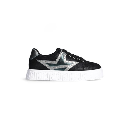 Liu Jo Skórzane sneakersy w kolorze czarnym ze sklepu Limango Polska w kategorii Buty sportowe damskie - zdjęcie 184786353