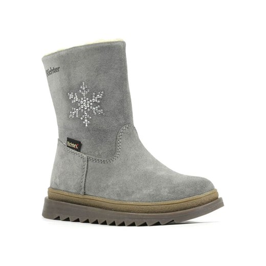 Richter Shoes Skórzane kozaki "Anna" w kolorze szarym 29 okazyjna cena Limango Polska
