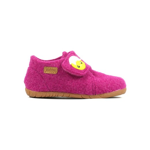 Richter Shoes Kapcie &quot;Filzi&quot; w kolorze różowym ze sklepu Limango Polska w kategorii Kapcie dziecięce - zdjęcie 184786751