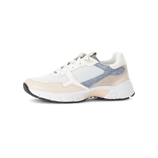Gabor Skórzane sneakersy w kolorze beżowo-błękitno-białym ze sklepu Limango Polska w kategorii Buty sportowe damskie - zdjęcie 184787181