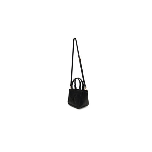 Torebka Calvin Klein Bold Ck Small Tote With Strap LV04F3219G Czarny Calvin Klein 00 eobuwie.pl