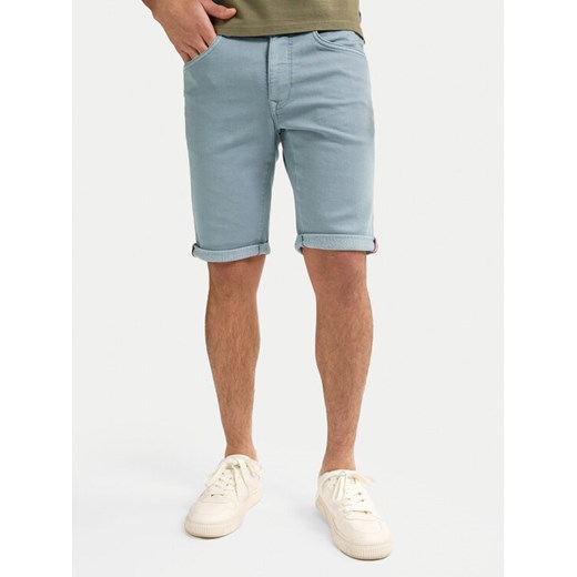 Petrol Industries Szorty jeansowe M-ROS-SHO005 Błękitny Slim Fit ze sklepu MODIVO w kategorii Spodenki męskie - zdjęcie 184787620