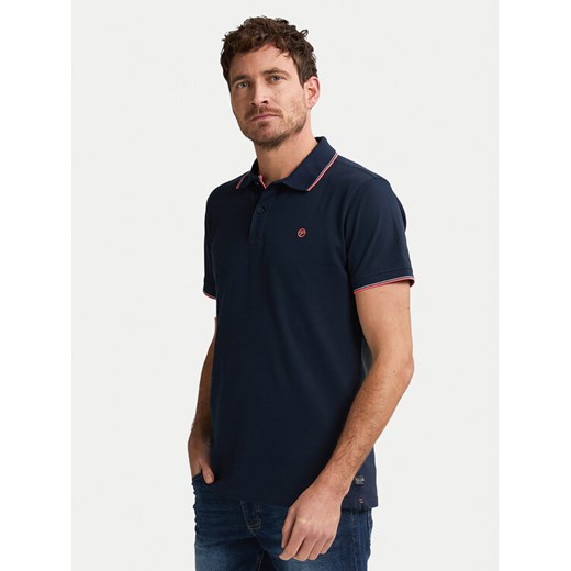 Petrol Industries Polo M-ROS-POL003 Granatowy Regular Fit ze sklepu MODIVO w kategorii T-shirty męskie - zdjęcie 184787634