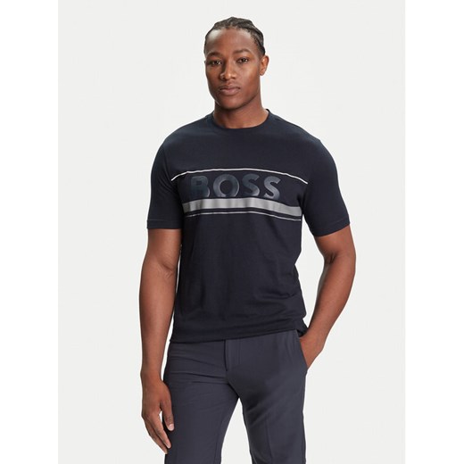 BOSS T-Shirt Iconic Zone 50550113 Granatowy Regular Fit ze sklepu MODIVO w kategorii T-shirty męskie - zdjęcie 184787721