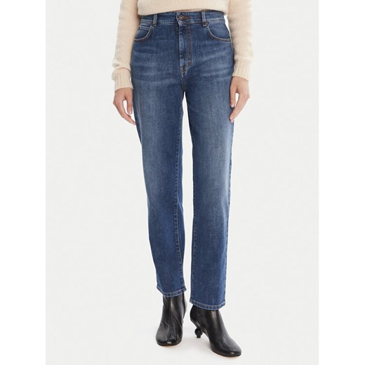 Weekend Max Mara Jeansy Loris 2525186071 Granatowy Straight Fit ze sklepu MODIVO w kategorii Jeansy damskie - zdjęcie 184787731
