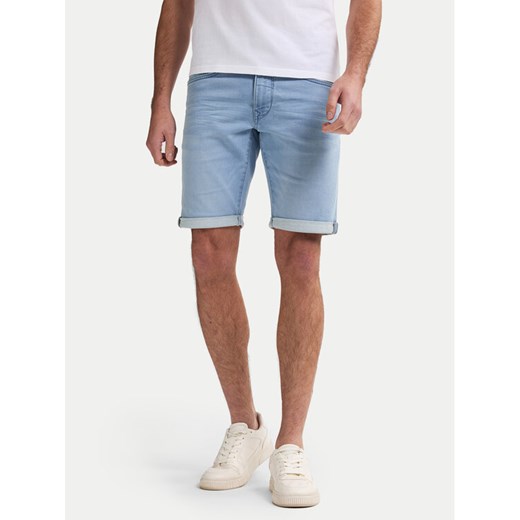 Petrol Industries Szorty jeansowe M-ROS-SHO001 Niebieski Slim Fit ze sklepu MODIVO w kategorii Spodenki męskie - zdjęcie 184787773