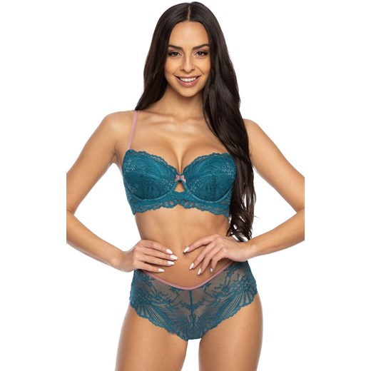 Figi damskie koronkowe turkus Sybilla F-3525/5, Kolor turkusowy, Rozmiar 40, Mat ze sklepu Primodo w kategorii Majtki damskie - zdjęcie 184788921