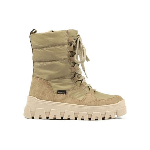 Richter Shoes Kozaki zimowe &quot;Iron&quot; w kolorze beżowym ze sklepu Limango Polska w kategorii Buty zimowe dziecięce - zdjęcie 184789764