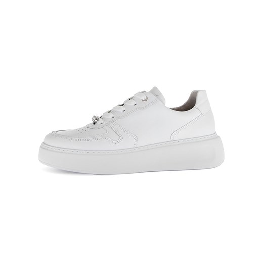 Gabor Skórzane sneakersy w kolorze białym ze sklepu Limango Polska w kategorii Buty sportowe damskie - zdjęcie 184789944