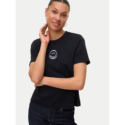Vero Moda T-Shirt Sara 10311633 Czarny Regular Fit ze sklepu MODIVO w kategorii Bluzki damskie - zdjęcie 184790252