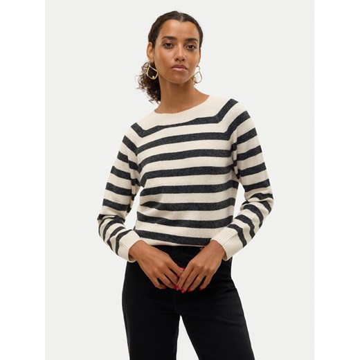 Vero Moda Sweter Doffy 10201022 Beżowy Regular Fit ze sklepu MODIVO w kategorii Swetry damskie - zdjęcie 184790281