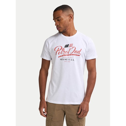 Petrol Industries T-Shirt M-1050-TSR600 Biały Regular Fit ze sklepu MODIVO w kategorii T-shirty męskie - zdjęcie 184790314