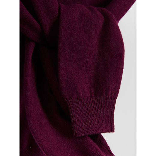 Reserved - Wełniany sweter - ciemnofioletowy Reserved M Reserved