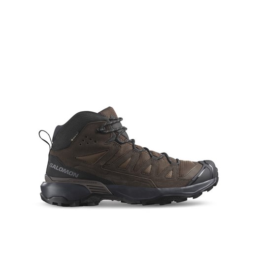 Trekkingi Salomon X Ultra 360 Leather Mid Gore-Tex L47570900 Brązowy ze sklepu eobuwie.pl w kategorii Buty trekkingowe męskie - zdjęcie 184793221