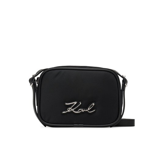 Torebka KARL LAGERFELD A3W32092 Czarny ze sklepu eobuwie.pl w kategorii Listonoszki - zdjęcie 184793254