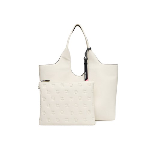 Torebka KARL LAGERFELD A3W30096 Biały ze sklepu eobuwie.pl w kategorii Torby Shopper bag - zdjęcie 184793301