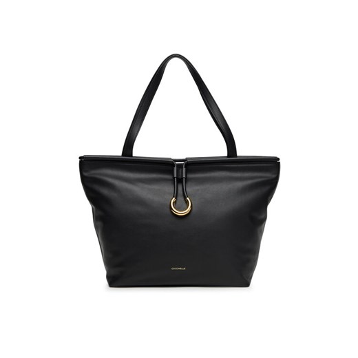 Torebka Coccinelle Bag Smoth L E1 T1F 11 01 01 Czarny ze sklepu eobuwie.pl w kategorii Torebki damskie - zdjęcie 184793353