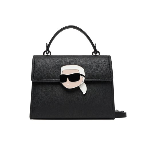 Torebka KARL LAGERFELD A3W30325 Czarny ze sklepu eobuwie.pl w kategorii Kuferki - zdjęcie 184793361
