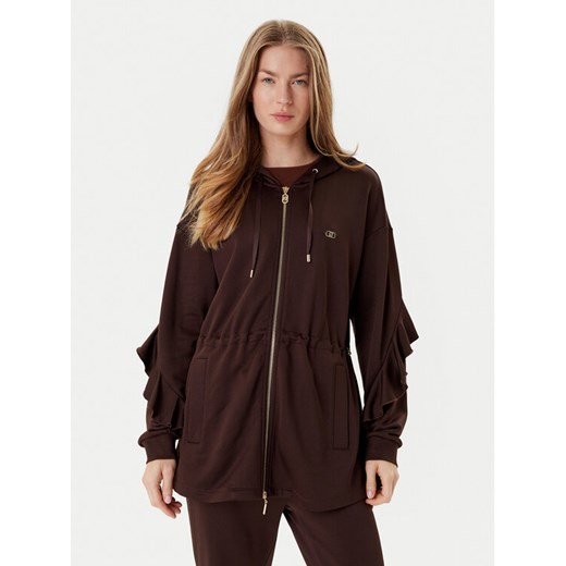 Liu Jo Sport Bluza TF5205 F0778 Brązowy Regular Fit ze sklepu MODIVO w kategorii Bluzy damskie - zdjęcie 184794143