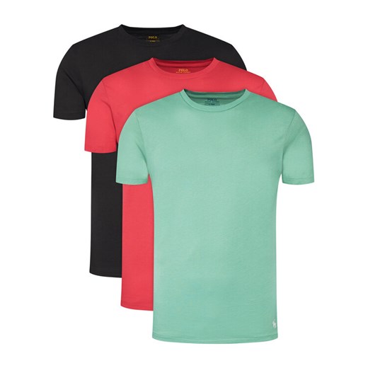 Polo Ralph Lauren Komplet 3 t-shirtów 714830304043 Kolorowy Slim Fit ze sklepu MODIVO w kategorii T-shirty męskie - zdjęcie 184794164