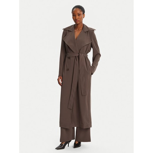 BARDOT Trencz Kira Trench Coat 57053JB3 Brązowy Regular Fit ze sklepu MODIVO w kategorii Płaszcze damskie - zdjęcie 184794173