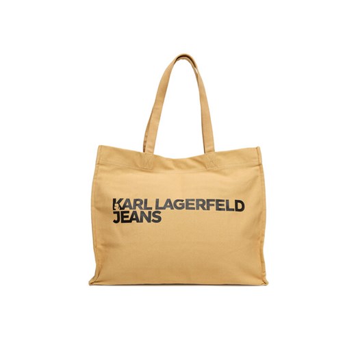 Karl Lagerfeld Jeans Torebka A1W50002 Beżowy ze sklepu MODIVO w kategorii Torby Shopper bag - zdjęcie 184794184