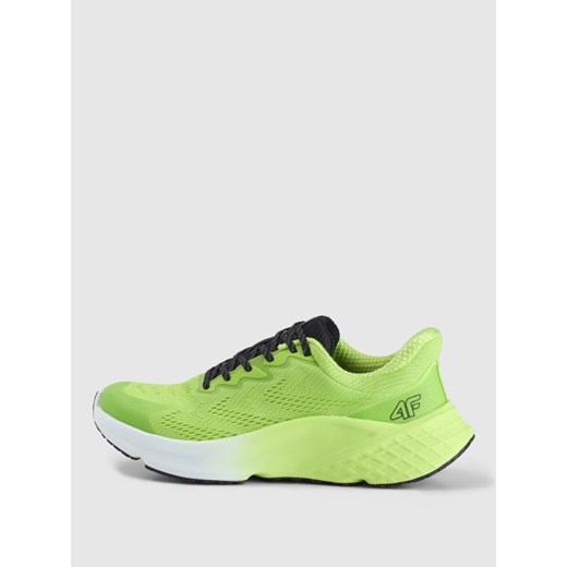 Męskie buty do biegania 4F Freemove Elevated Mesh 4FRSS25FSPOM164 - zielone ze sklepu Sportstylestory.com w kategorii Buty sportowe męskie - zdjęcie 184795854