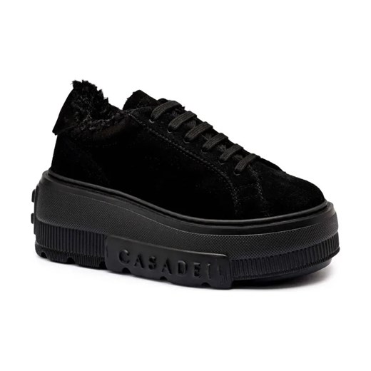 Casadei Skórzane sneakersy | shearling ze sklepu Gomez Fashion Store w kategorii Buty sportowe damskie - zdjęcie 184795961