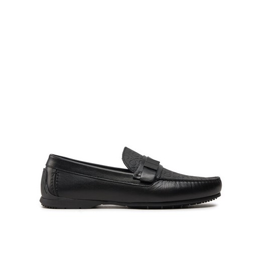 Calvin Klein Mokasyny Driver W/ Iconic Plaque Mono HM0HM01500 Czarny ze sklepu MODIVO w kategorii Mokasyny męskie - zdjęcie 184797622